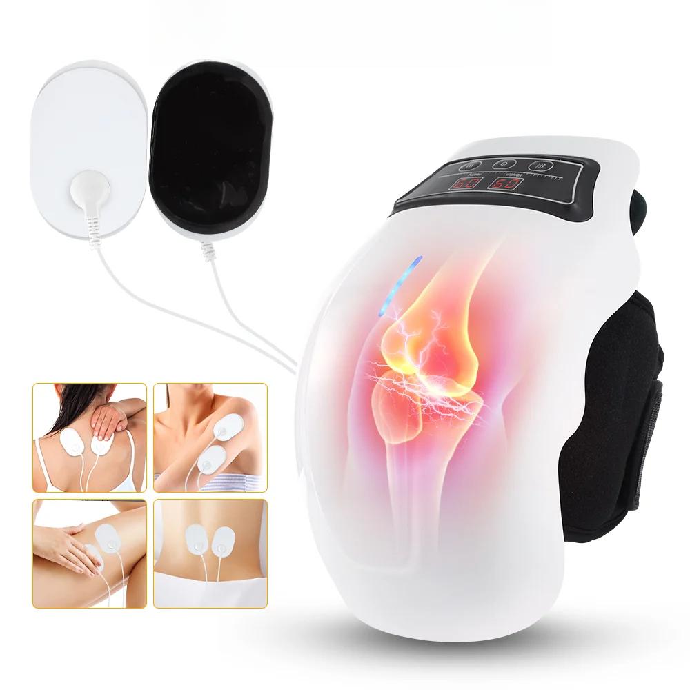 Electric Knee Massager with Infrared Heat and Vibration Knee Pain Relief for Relieve Joint Pain Stiffness Gift for Parents