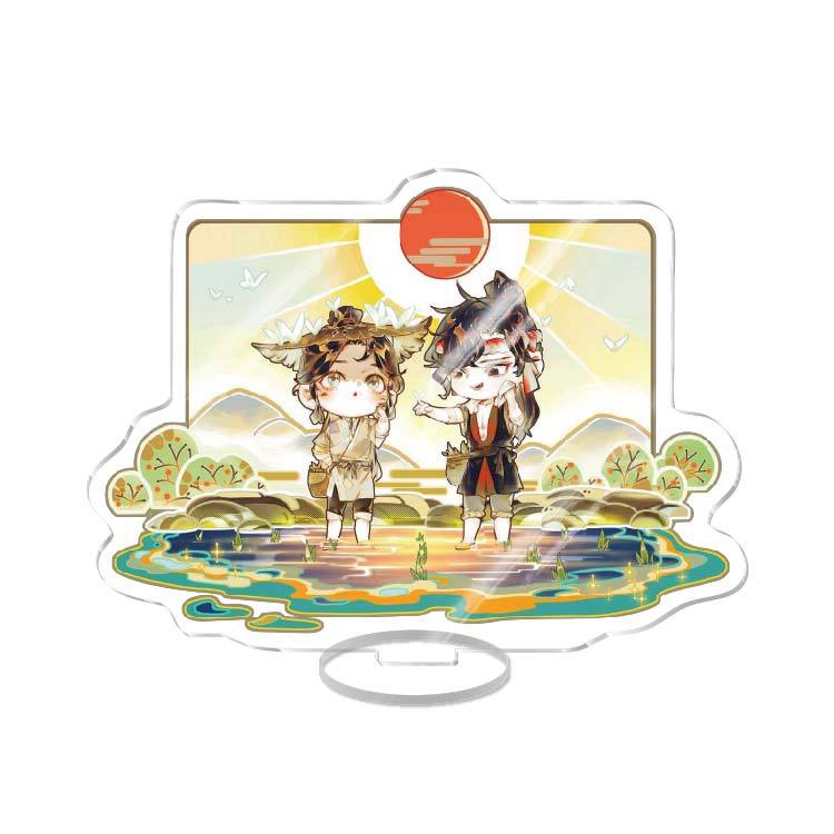 Tian Guan Ci Fu Heavenly Officials Blessing Acrylic Stand Model Plate Decoration Desk Figure Display Girls Fan Gifts BL Couple