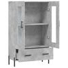 Vidaxl Tall Cabinet, Concrete Grey, 69.5X31X115 Cm