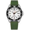 200m Wasserdicht Business [CITIZEN] BN0265-00A Solarbetriebene Eco-Drive Uhr, Widerstandsfähig, Herrenuhr, Silber/Grün