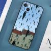 Rene Magritte Phone Case For iPhone 15 13 12 11 14 Pro Max Mini X XR XS MAX SE 2020 7 8 Plus Back Cover