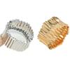 European and American jewelry exaggerated irregular metal bracelet personalized spring open bracelet women's wide face jewelry