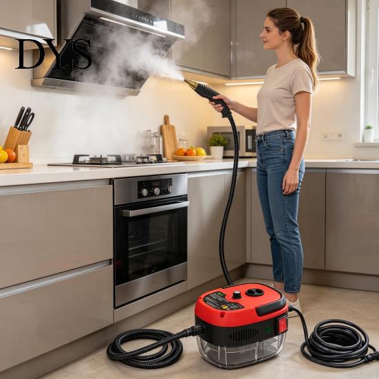 Upholstery Steam Cleaner 2500w Handheld High-Temperature Pressurized Cleaner, Deep Cleaning Machine Pressure Multi Purpose Home Use Appliance