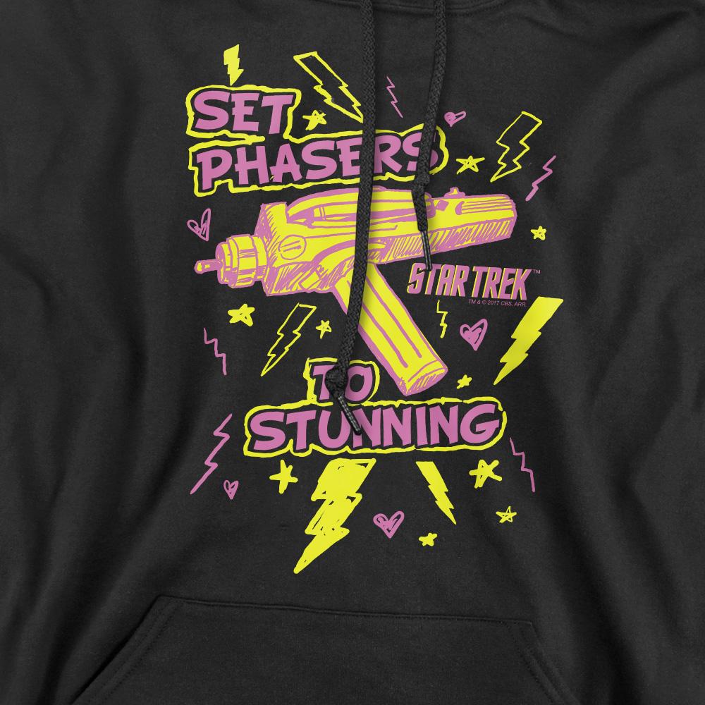 STAR TREK Mens Set Phasers Hoodie