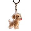 Transparente Haustierhaar Gedenk-Andenken Anhänger Charm Tragbarer Hund Form Fellsammler Schlüsselanhänger für Schlüssel- oder Taschenanhänger
