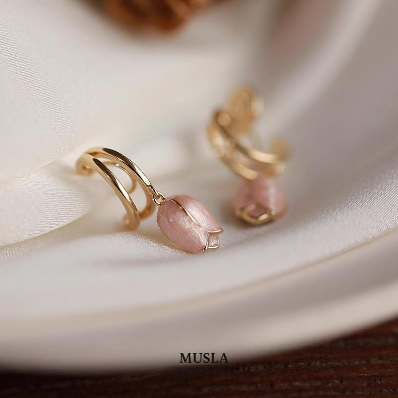 Musla Design Jewelry Cilp Earrings Fashion Drop Earrings For Women