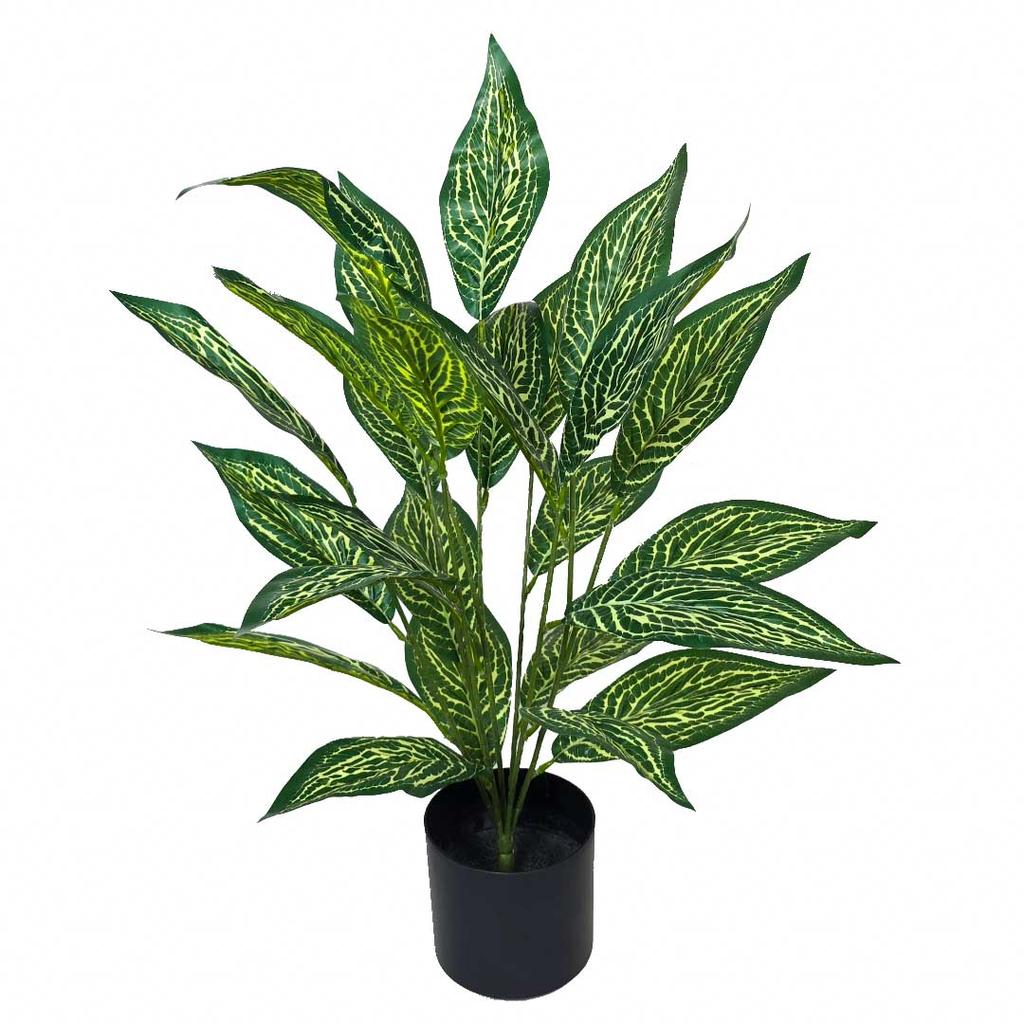 Diffenbachia Artificial Plant Flower In Pot 65
