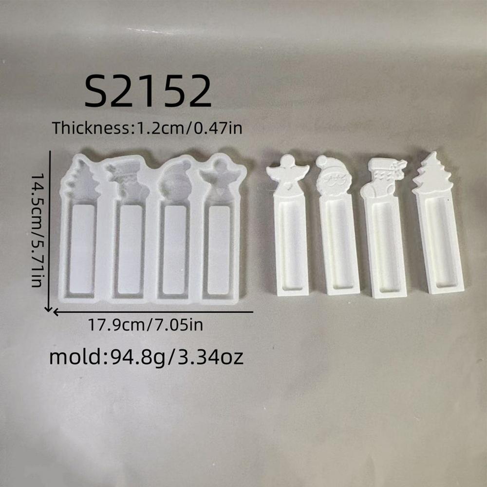 

Money Holder Silicone Mold 4-Cavity Christmas Ornament Moulds Creative Cash Holder Mold For Holiday Gathering Home Classroom белый
