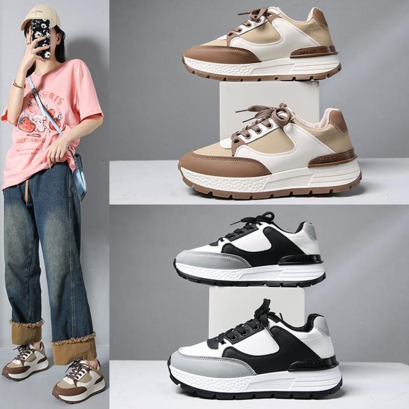 Spring, Summer, Autumn and Winter Women's Shoes Women's Sneakers Increase Height, Comfortable and Wear-resistant Sports Casual Shoes