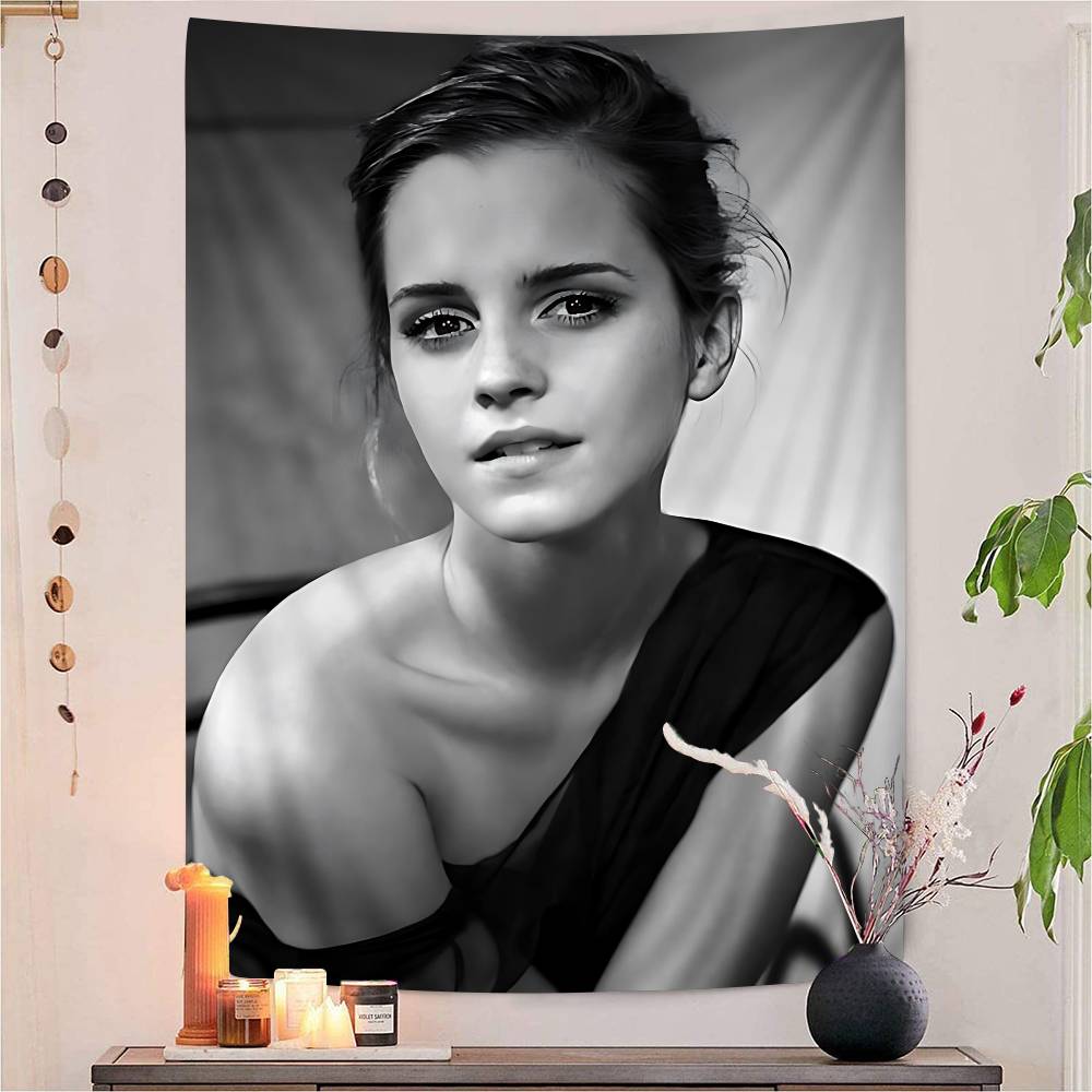Actress Eemma Watsons Anime Colorful Tapestry Wall Hanging Bohemian Wall Tapestries Mandala Wall Art Decor