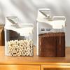 2800ml Airtight Dog Food Storage Container Dog Food Bin Large Flour Container Cat Feeder Bucket Food Storage Barrel Dried Grains
