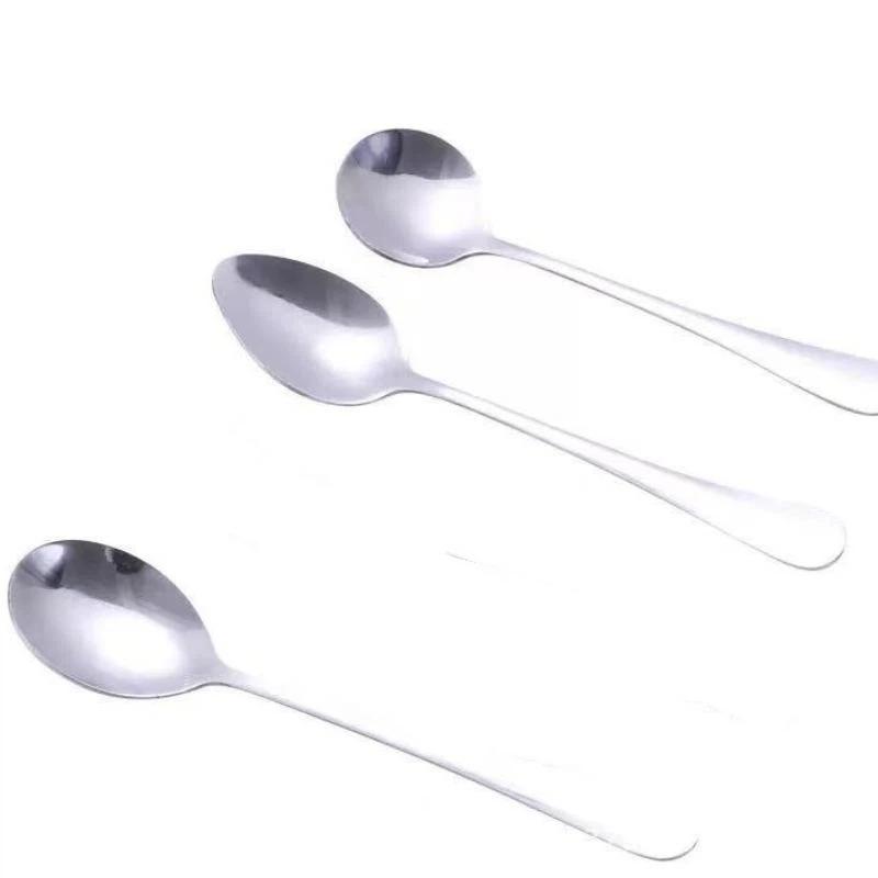 1 Set Stainless Steel Spoon Fork Set, Simple And Beautiful, Dishwasher Safe And Necessary For Every Household