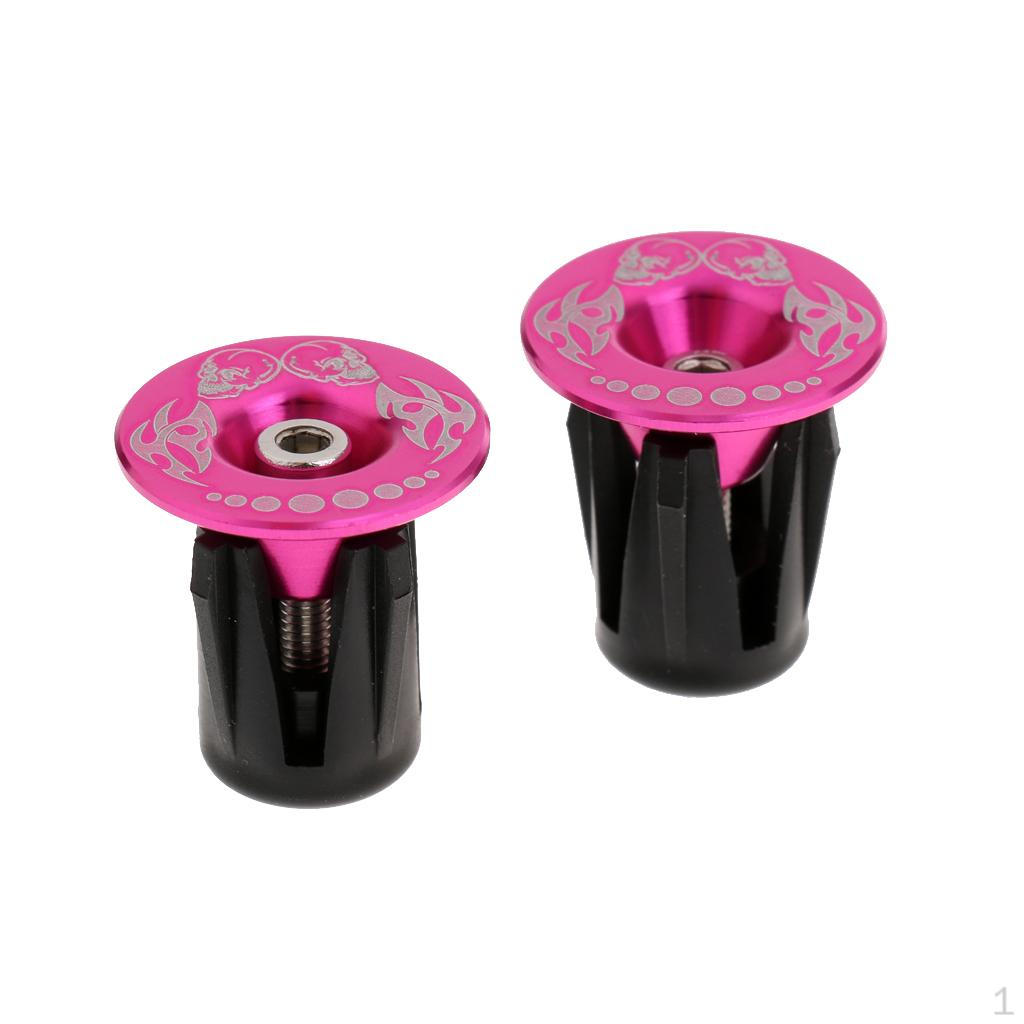 Alloy Handlebar Grips Bike Handle Bar End Plugs