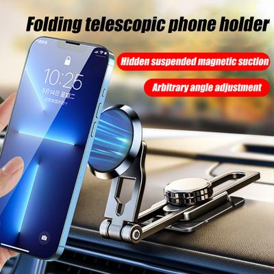 360° Rotate Magnetic Car Phone Holder Foldable Universal Mobile Phone Stand Air Vent Magnet Mount GPS Support for All Phone