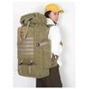 80L  Tactical Canvas Backpacks Large Backpack Outdoors Hiking Camping Travel Bags Fishing Rod Bag