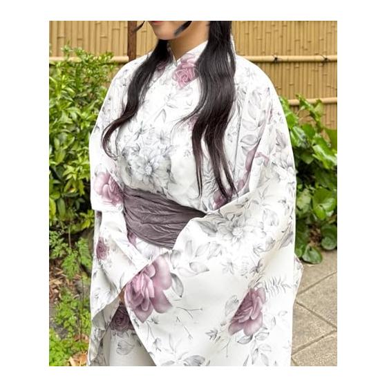 [Wego] 2WAY Yukata Dress, Cami Dress, Cute, Easy to Put On and Take Off, Summer, Women s Swimsuit