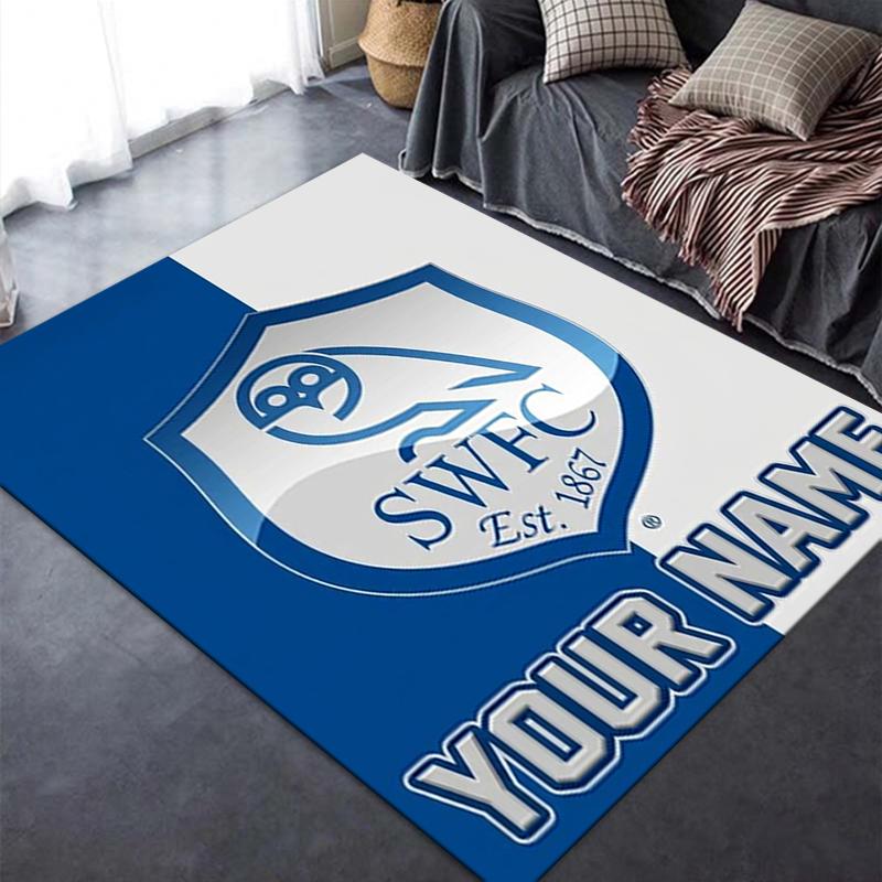 Custom Name Sheffield Wednesday Carpet Rug for Living Room Bedroom Home Sofa Decoration,Kids Play Non-slip Floor Mat