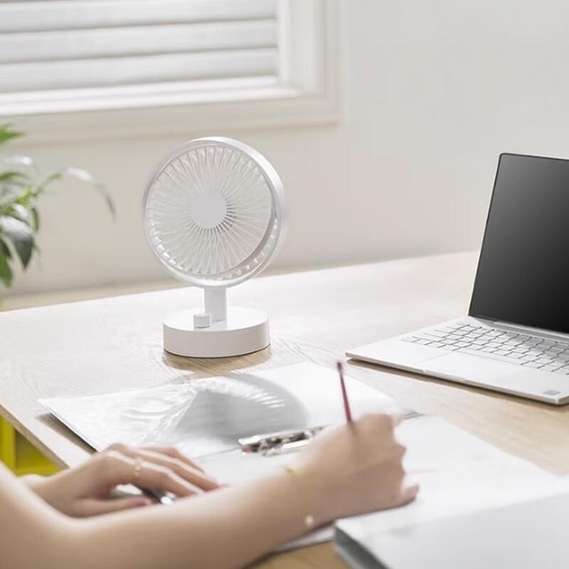 Little Bear Portable Rechargeable Oscillating Desktop Fan