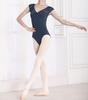 ProDance Variation Ballet Leotard with PLT006LD Gray with Size Embroidery, Adult, (Light V-Shape, M)