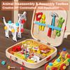 Animal Building Toolbox Funny Wooden Tool Toys Educational Toys Creative Thinking & Hands-On Abilities Birthday Kids Gifts