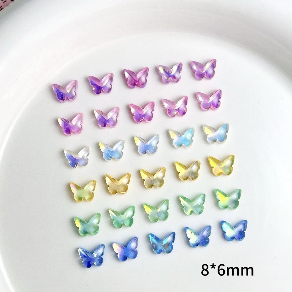 Hot Selling New Aurora Mixed Color Mini Nail Art Decorations for Girls DIY Nail Accessories Materials