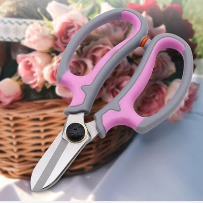 Pruning Shears 3cr13 Steel Flower Branch Floral Home Garden Scissors Grip PP Handle Gardening Tools