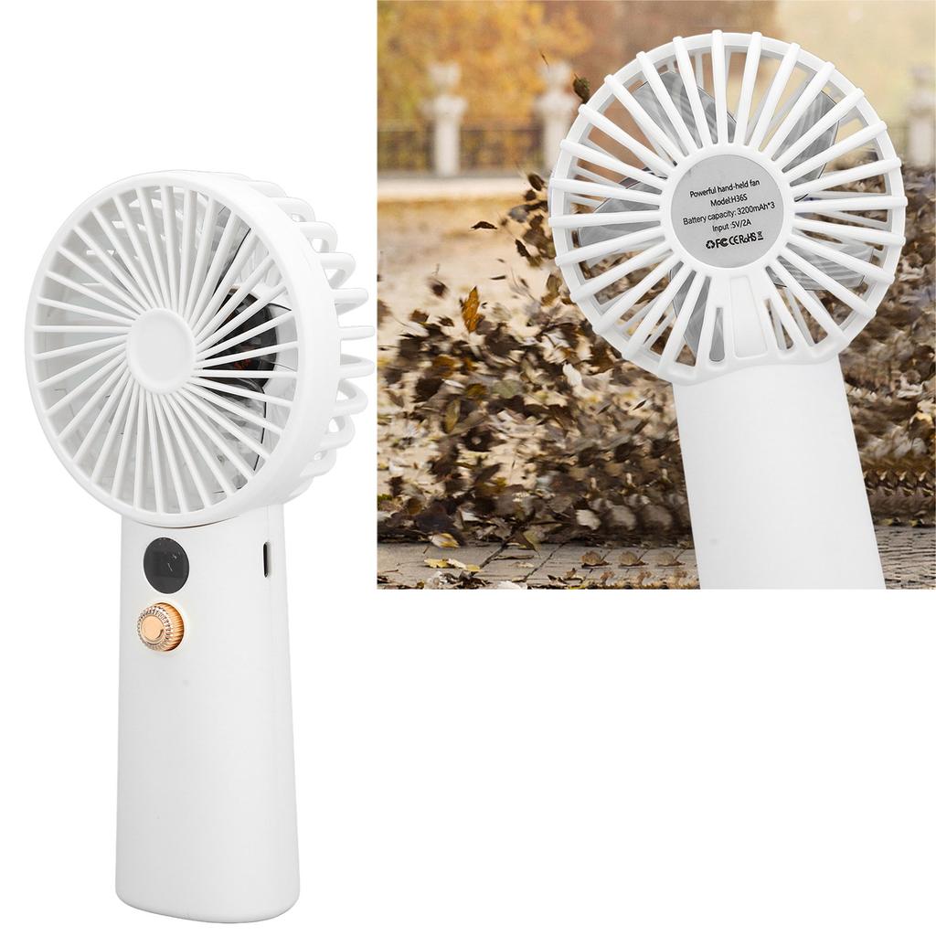 12V Brushless Fan Strong     Battery Powered Handheld Cooling Fan for Home Outdoor Camping Travel