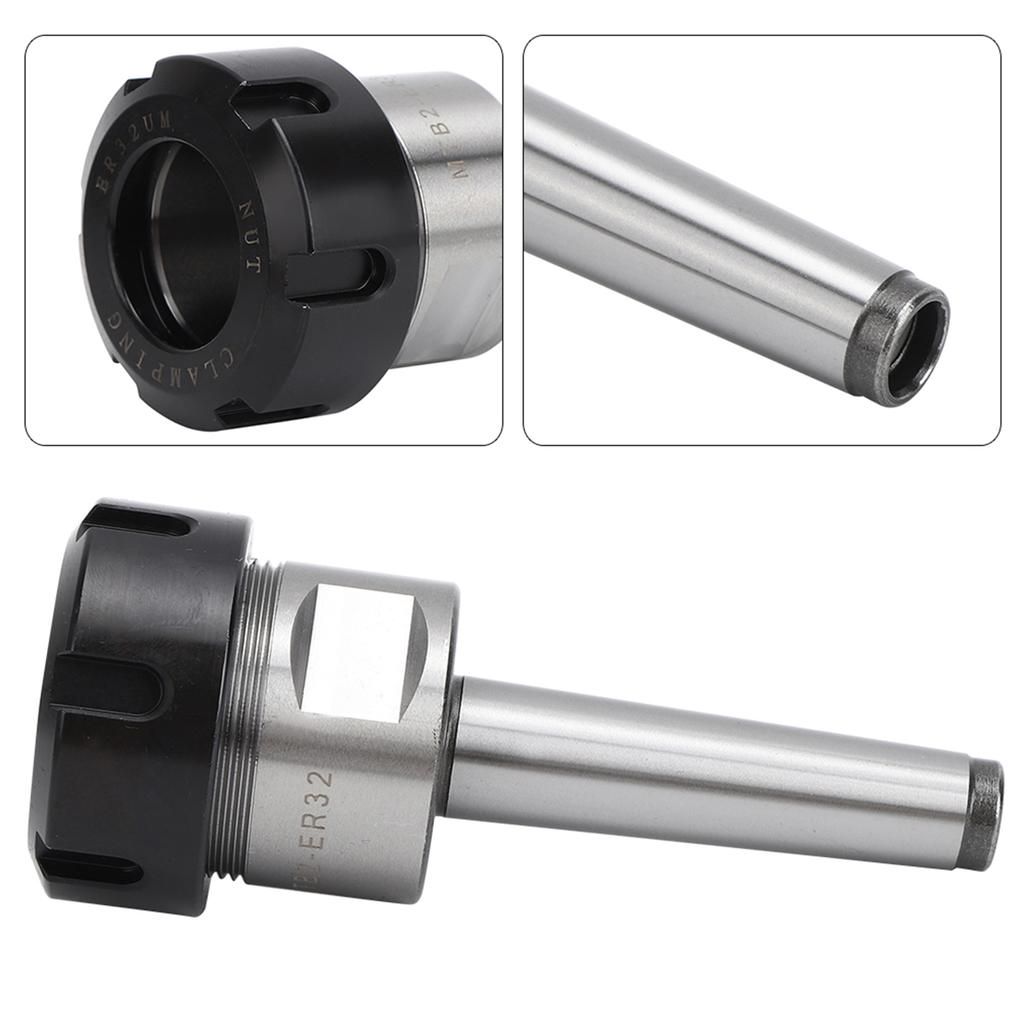 Milling Collet Chuck Tool Holder 40CR MTB2ER32M10 120mm Clamping Range for CNC Lathe
