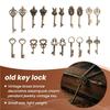 46Pcs/Set Mix Kit Old Looking Retro Antique Brass Bronze Decorative Vintage Key For Steampunk Charms Pendant Jewelry Easy To Use
