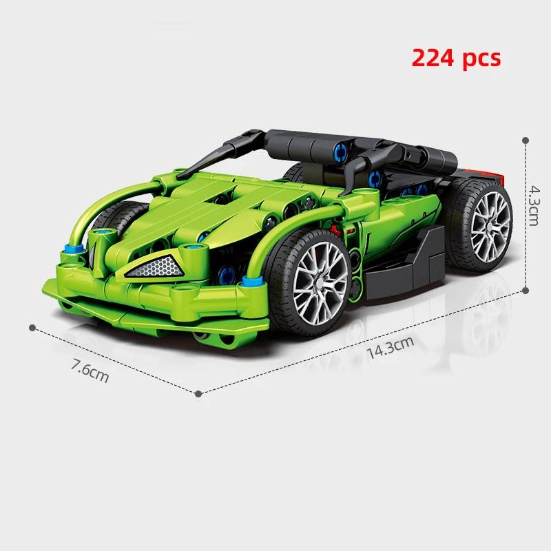 For Technical City Speed Champions Sports Car Racing Car Super Racers Figures Building Blocks Bricks Garage Toys Gifts Friends