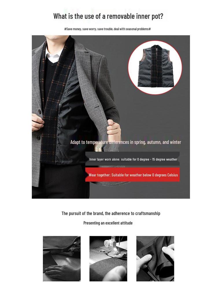Men's Stylish Double-Sided Cashmere Coat: Modern Lapel Wool Jacket for Young and Middle-Aged