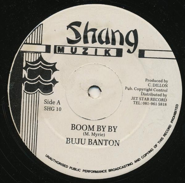12inch Record BUJU BANTON - Boom By By SHG10 Shang Muzik 1992 UK Reggae, Ska & Dub Used