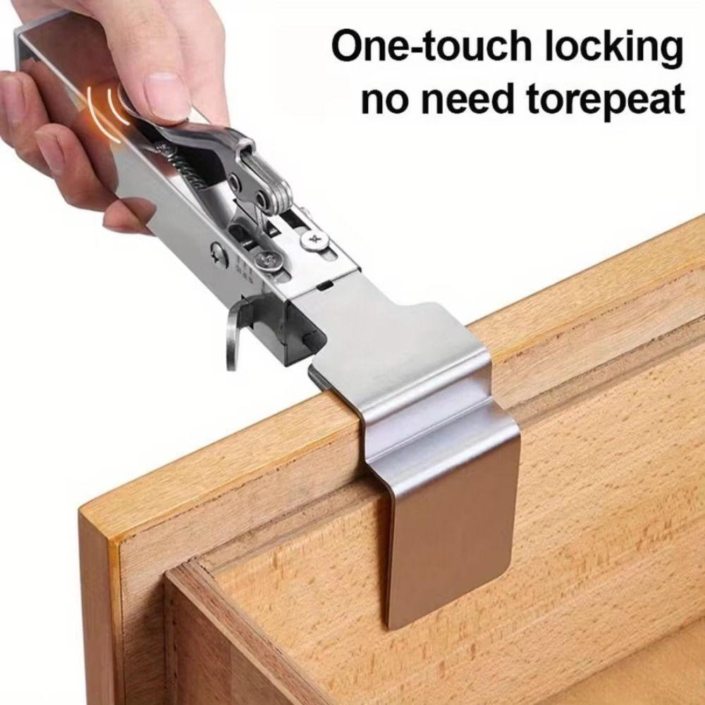 Detachable Adjustable Drawer Fix Clip Hand Tool Drawer Panel Clip Hardware Woodworking Jig  Cabinet