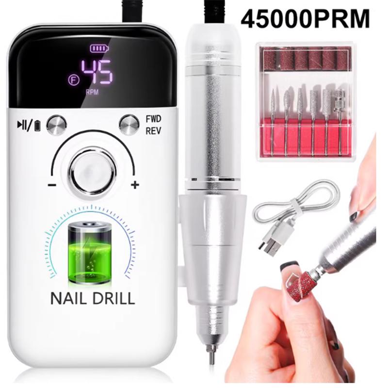 

Профессиональная шлифовальная машинка для снятия ногтей, зарядная портативная шлифовальная машинка, шлифовальная машинка для ногтей, специальная для магазина нейл-арта высокой ценности