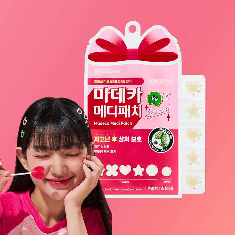 Madeca Medipatch Special Mixed Type 53 Sheets (Flower, Star, Heart-shaped Spot Patches)
