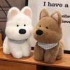 Non-Toxic 35/45Cm Kawaii Fluffy Hair West Highland Plush Toy White Terrier Plushie Soft Puppy Stuffed Animals Pillow Valentine'S Day Gift