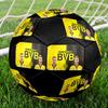 Marco Reus Printed Size 5 Soccer Ball, Machine-Stitched PVC, Durable & High Bounce, All Ages Fit, Fan Merchandise, Matches & Outdoor Use.