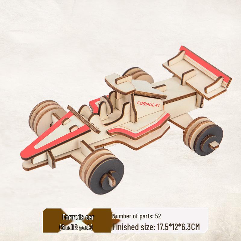 3D Holzpuzzle Modellspielzeug für Kinder ab 6 Jahren - Handgefertigtes Lernspielzeug