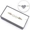 1PC Women Shawl Vintage Brooch Pin Cardigan Shirt Collar Sweater Clips Duck Clip Blouse Clips Jewelry