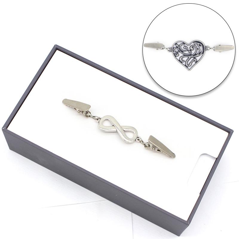 1PC Women Shawl Vintage Brooch Pin Cardigan Shirt Collar Sweater Clips Duck Clip Blouse Clips Jewelry
