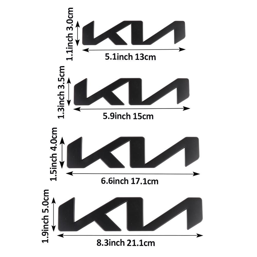 KN ABS Plakette Auto Front Logo Aufkleber Für Neuen Kia Stoßstange Hinten Heckklappe Kofferraum Aufkleber Auto Heck Emblem Aufkleber Styling Zubehör