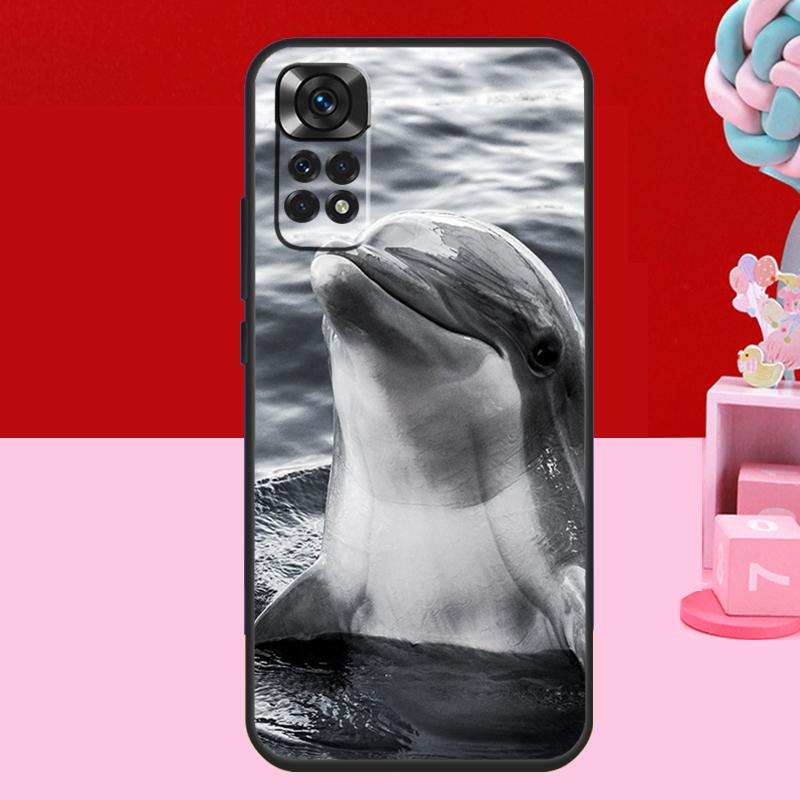 Dolphin Case For Xiaomi Redmi Note 14 13 12 11 10 15 Pro Plus Redmi 15 C 10C 12C 13C 14C Soft Cover