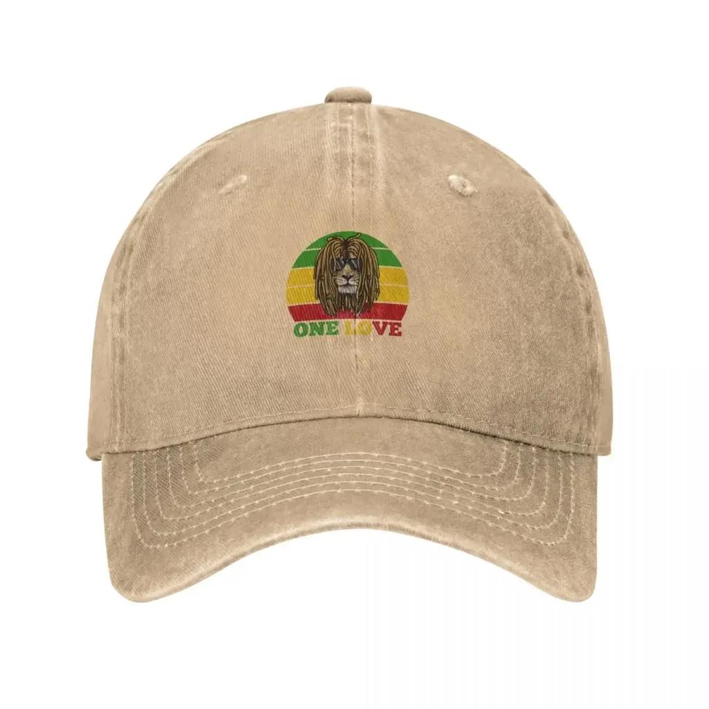 Lion Dreadlocks, Rasta Love, Rastafarian Baseball Cap Beach Hat Hats for Men Sun Caps Caps Male Women's