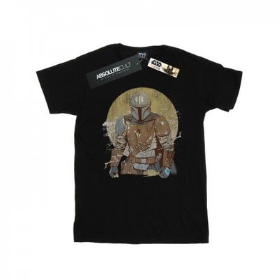 Mens The Mandalorian Distressed Warrior T-Shirt