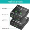 HDMI-kompatibler bidirektionaler Splitter-Schalter 1 Eingang auf 2 Ausgänge oder 2 Eingänge 1 Ausgang HDTV-Smart-TV-Boxen PC UK
