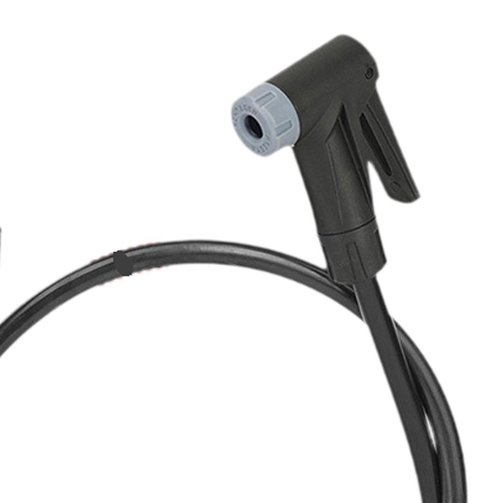 Bicycle Air Pump Hose Adapter for Motorcycle with Tire Chuck Tube Simple Assembly Multifunctional 39inch Extension Pipe Portable