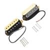 Doze Humbucker Dublu Bobină pentru Chitară Electrică Gât și Punte Culoare Zebră