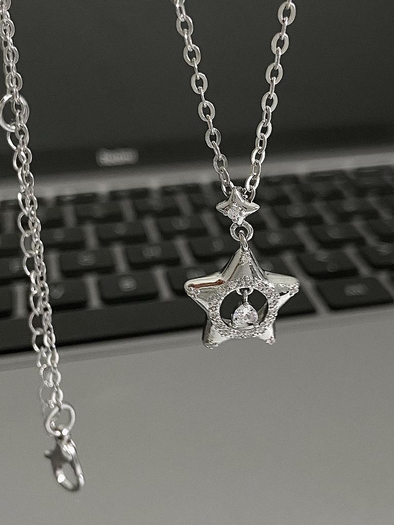 Liquid Lava Moon Star Pendant Necklace & Sweet Spicy Girl Earrings – European & American Style