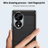 MOFI JK TPU Series-1 for Honor 90 Carbon Fiber Soft TPU Case Anti-scratch Brushed Phone Cover
