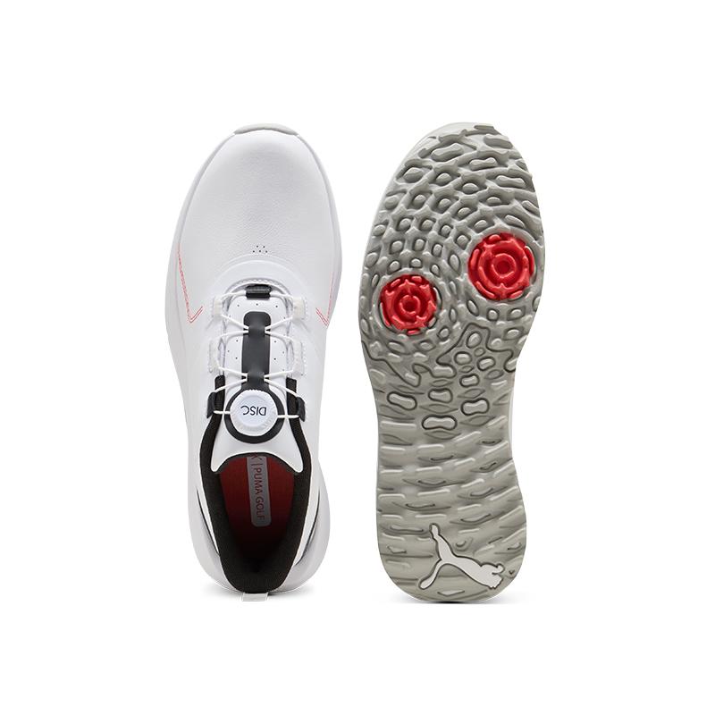 Puma Fusion Grip Synthetic Leather Lightweight Stable Rebound Comfortable Breathable Spikeless Disc Golf Shoes Men Golf Shoes 314082-01